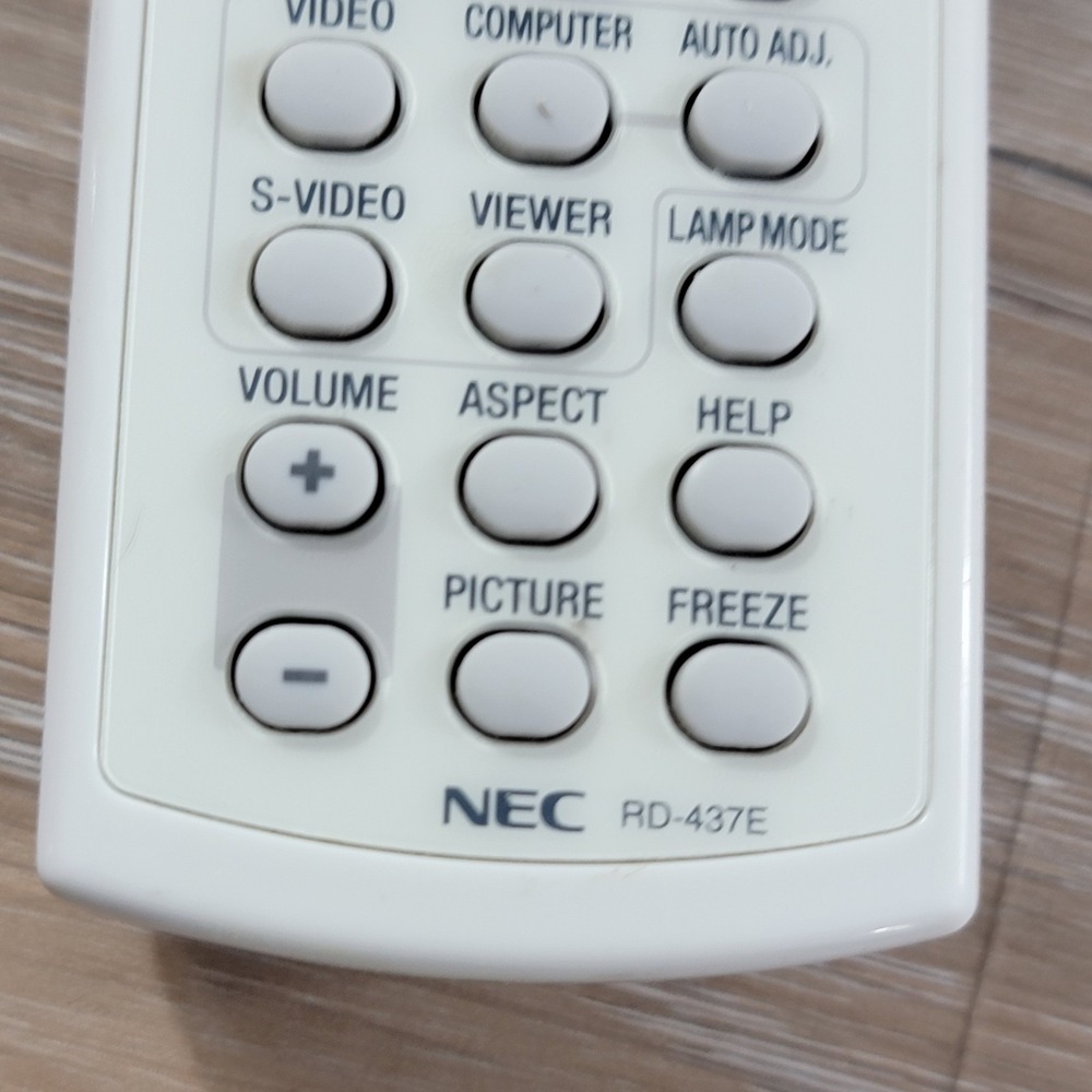 Genuine NEC RD-437E Projector Remote Control - OEM -Tested - Picture 4 of 4